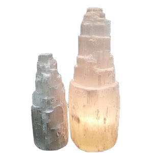 Elegante Lámpara de Sal del Himalaya Blanca, Luz de Cristal Natural para Decoración de Sala de Estar y Dormitorio, Brillo Relajante, Decoración para el Hogar, Regalo - Product Image 4