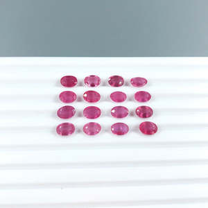 Rubis naturels du Mozambique, ovales calibrés 6x8mm et 7x9mm, taille coussin et poire émeraude, pierres précieuses de laboratoire en vrac, rouges et roses - Product Image 3