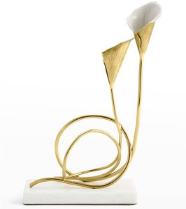 เชิงเทียนเหล็กทิวลิปสีทองหรูหราตกแต่งบ้านในเทศกาลคริสต์มาสงานเลี้ยงคริสตจักรงานแต่งงานโต๊ะกาแฟ acube Industries - Product Image 1