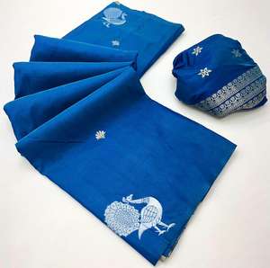 Colección Artriddh Malhar Festival, Sari de Seda Banarasi Hecho a Mano en Bombay para Estilo Formal, Ropa India y Pakistaní para Todas las Temporadas - Product Image 1