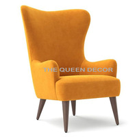 Meubles d'hôtel design de luxe banquet unique minimaliste salon en cuir hall de réception hôtel fauteuils modernes pour restaurant