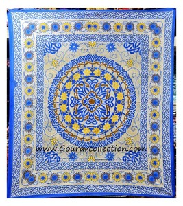 Tapisserie à imprimé celtique classique, imprimée numériquement, décoration murale, sur mesure, vente en gros, drap de lit en coton GC-TPDB-142 - Product Image 1