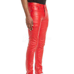 Pantalones Deportivos Casuales de Invierno para Hombre, Nuevo Diseño, Cuero Genuino, Cintura Alta, Transpirables, de Secado Rápido, con Logotipo Personalizado, SALUBRIOUS - Product Image 4