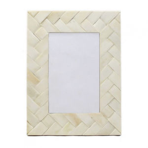 Luxury Mother of <b>Pearl</b> Picture <b>Frame</b> - Handmade MOP Inlay Display for Wedding <b>Photos</b> & Wall Decor (Gift-Ready) - Product Image 4