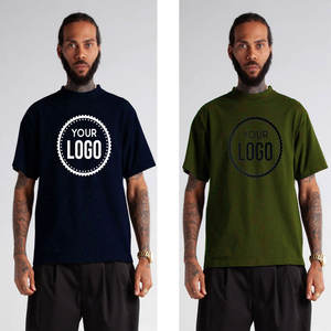Venta al por mayor de camisetas de algodón 100% de peso pesado con logotipo personalizado para hombre Shaka Wear camiseta para hombre mediana ropa de calle - Product Image 3