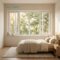 Ventana Abatible de Aluminio Huasin NFRC de Alta Eficiencia Energética con Aislamiento Térmico y Resistencia a Huracanes para Viviendas