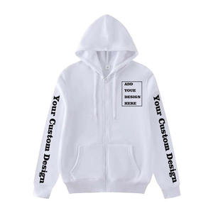 Sudaderas con Cremallera Unisex de Alta Calidad al por Mayor, Ropa Casual Urbana para Hombre, Corte Holgado de Invierno, Algodón/Poliéster Ecológico Personalizado - Product Image 2
