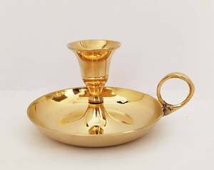 Bougeoir antique en laiton vintage personnalisé nouveau bougeoir de Noël à la mode avec une bonne finition - Product Image 1