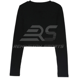 Tops cortos para mujer de alta calidad de fabricación de fábrica para niñas Tops universitarios básicos para mujeres - Product Image 4