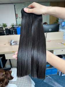 Extensión de cabello Remy humano virgen súper doble dibujado Hueso vietnamita crudo Tejido recto Cabello sedoso - Product Image 3