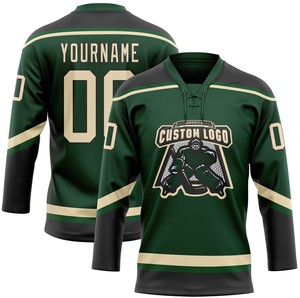 Maillot de hockey sur glace à dentelle personnalisée avec logo, service OEM direct d'usine, approvisionnement en vrac, vêtements personnalisés - Product Image 6