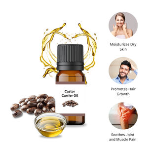 Aceite portador de ricino prensado en frío Natural 100% para el crecimiento de la piel y el cabello, hidratación rica para pestañas y cejas audaces - Product Image 3