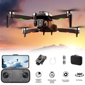 Drone quadrirotor RC pliable 5G 4K GPS professionnel WiFi FPV avec double caméra HD Drones débutants avec télécommande à écran - Product Image 1