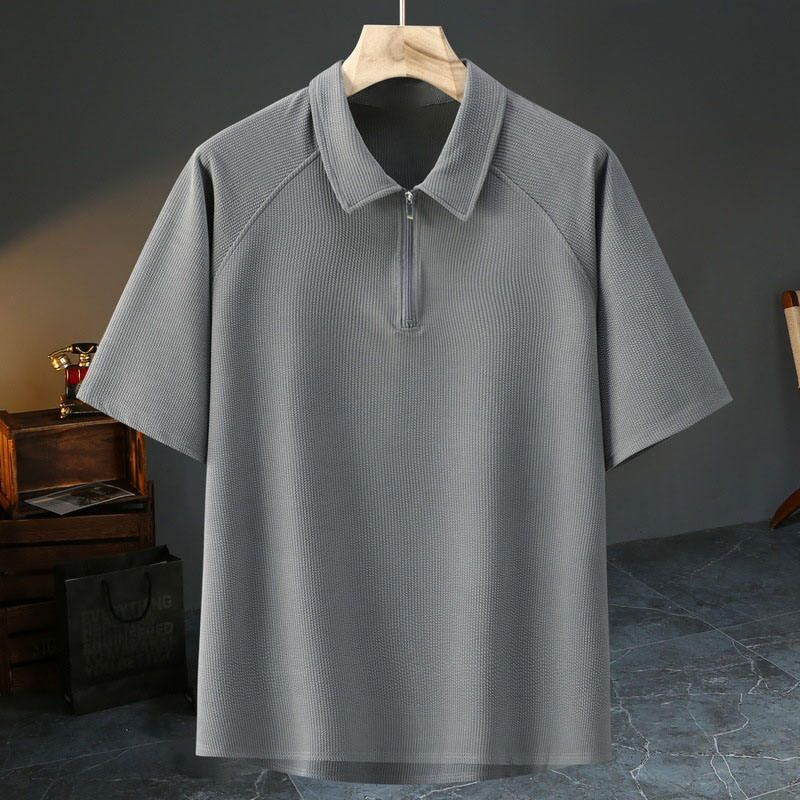 Gris 2803 Polo cuello manga corta