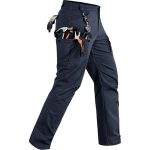 Pantalones Cargo de Cintura Alta, Holgados, Impermeables, Transpirables, con Bolsillos, Estilo Urbano Informal para Hombre, Personalizados, de Algodón para Exteriores - Product Image 1