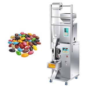 เครื่องห่อลูกกวาดปิดผนึกหลัง5-500กรัมเครื่องห่อขนม/ถั่ว/ชา/สกรู/ผลไม้อบแห้ง