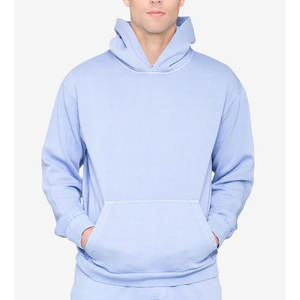 Sweat à capuche unisexe uni de haute qualité - Product Image 2