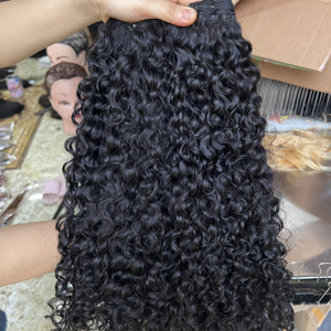 Vente en gros Top pas cher crépus bouclés faisceaux 100% brut vierge vietnamien birman vietnamien cheveux humains - Product Image 1