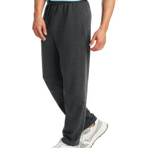 <b>Winter</b> Wear <b>Trousers</b> for Casual Sports & Fitness Use Soft <b>Warm</b> Men Fleece Open Bottom Sweatpants Comfortable - Product Image 2