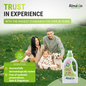 AlmaWin RTS 2 Cleanut Organic Liquid <b>Laundry</b> <b>Detergent</b> 750ml - 25 Loads With Verbena Fragrance - Product Image 2