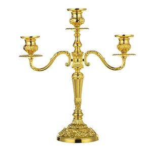 Top Quality <b>Black</b> Candelabras for Home Furniture Floor Decoration Hotel Centerpiece Luxury Candles Stand Antique Candelabras - Product Image 3