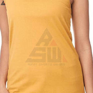 Camiseta sin Mangas Casual y Sexy para Mujer, de Malla, Cuello Redondo, Ligera, con Logotipo Frontal, 100% Algodón - Product Image 5