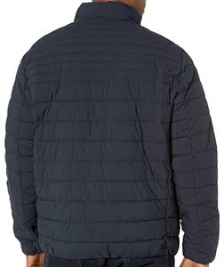 Chaqueta acolchada de lona personalizada de alta calidad para hombre, Material de poliéster y nailon acolchado con burbujas de invierno - Product Image 2