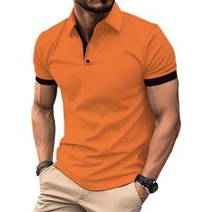 Camisas de Hombre 100% Algodón, Servicio OEM, Tejido Sólido Antiarrugas, Diseña Tu Propio Logotipo, Manga Corta, Alta Calidad, con Bolsillo - Product Image 4