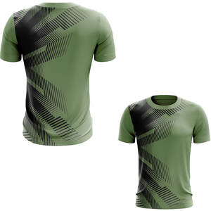 Camiseta de sublimación de varios colores en rojo, blanco y negro, con pantalones cortos, conjuntos de chándal transpirable de verano, camiseta para hombre, pantalones cortos de dos piezas - Product Image 3