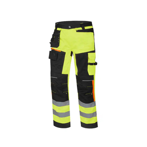 Custom Brand CE Certified Men's Safety <b>Work</b> <b>Cargo</b> Pants LED Flash 6 Pockets Polyester Material Holster Pockets OEM Service - Product Image 2