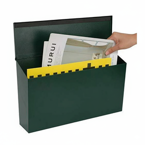 Conceptions artistiques Boîte aux lettres galvanisée peinte à la main avec revêtement résistant aux UV pour une protection durable des couleurs Caractéristique antivol - Product Image 1