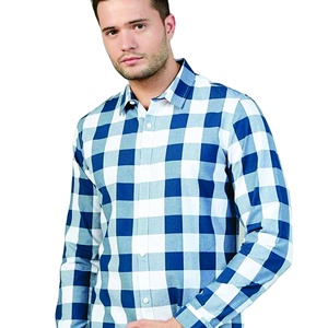 เสื้อเชิ้ตลายทางสำหรับผู้ชาย, เสื้อเชิ้ตทางการแขนยาวแฟชั่นต่างประเทศแบรนด์ดัง - Product Image 2