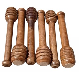 Meilleure vente de cuillère à miel décorative en bois au design unique avec poignée de table pour cadeaux - Product Image 5