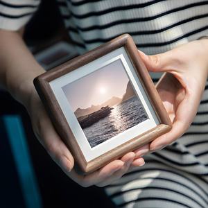 Cadre photo P encadré personnalisé, cadres photo rectangulaires de luxe, cadre en pierre naturelle fait à la main, cadre photo de salon pour femmes - Product Image 5
