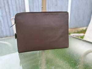 Sacoche pour ordinateur portable classique en cuir véritable, moderne, portable, faite à la main, organiseur professionnel, porte-documents de bureau, sac de direction durable - Product Image 4