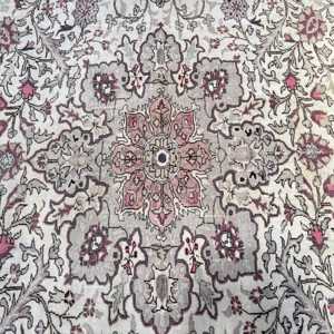 พรมตุรกี 0.5x9.4 ฟุต สีเบจชมพูไล่เฉด พรมวินเทจทำจากขนสัตว์ - Product Image 3