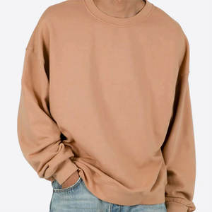 High Quality Mens Sweatshirt Winter <b>Warm</b> <b>Fleece</b> Pullover Full Sleeve Crew Neck Sweatshirt OEM Wholesale Customizable Sweatshirt - Product Image 1