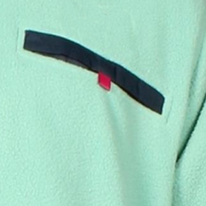 Hombres Fleece 3/4 Zip Pullover chaqueta transpirable resistente al agua softshell con logo estampado Centro cierre de cremallera frontal - Product Image 3