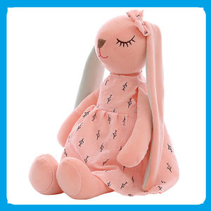 Peluche lapin à longues oreilles mignonne et tendance, prix bas, poupée de sommeil, cadeau parfait, jouet en peluche magnifiquement cousu - Product Image 4