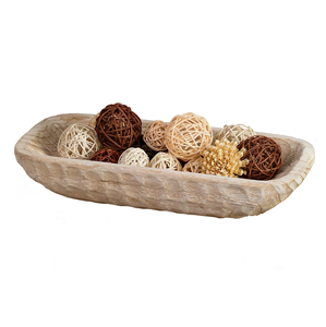 Bols à pâte en bois Bol en bois en gros pour la fabrication de bougies Plateau en bois pour la décoration intérieure articles et vente - Product Image 5