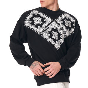 เสื้อสเวตเชิ้ตผ้าคอตตอนผสมพิมพ์โลโก้ตามสั่ง ไซส์ใหญ่ สำหรับผู้ชาย สินค้าขายดี เสื้อสเวตเชิ้ตผู้ชายแบบสวม - Product Image 6