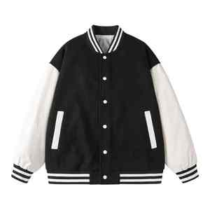 Veste varsity en toile premium du Pakistan pour hommes, col montant, respirante, imperméable, hiver, tailles personnalisées - Product Image 4