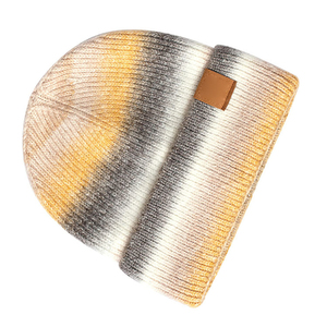 Bonnets d'hiver tricotés avec logo personnalisé de service OEM vente en gros bonnet unisexe doux et chaud en vrac pour la randonnée, la course à pied et le camping - Product Image 2