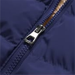 Nuevas chaquetas de chaleco sin mangas informales de calidad Premium 2025 con cuello levantado chaquetas hinchadas de invierno para calentar el cuerpo - Product Image 3