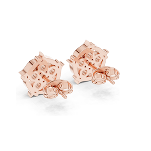 0.35 CT Lab Diamond Floral <b>Stud</b> <b>Earrings</b> for Women VVSVS EF Clarity 18KT, 14KT, 10KT Gold & 925 <b>Silver</b> White, Yellow, - Product Image 5