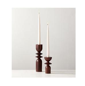 New Designed Wooden Candle Holder Home Decoration Wooden Candle Stand With Rattan <b>Christmas</b> Decor Gift Set Rattan Candle Holder - Product Image 1