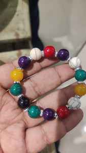 Collares de cuentas de resina de mosaico personalizados para mujeres-Joyas de piedras preciosas personalizables - Product Image 3