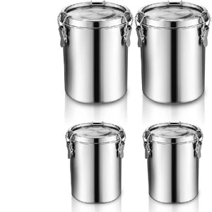Recipientes para Especias de Acero Inoxidable - Contenedores de Regalo para Cocina, Herméticos y Aptos para Lavavajillas, Conservan los Aceites Naturales - Product Image 2