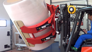 Montacargas para Manipulación de Tambores, Rotación de 360°, Alta Calidad para Obras de Construcción, Certificación ISO9001, Capacidad de 1200-5000 Kg, Color Rojo, Nuevo, 1 Año de Garantía - Product Image 6