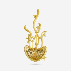 Broche de Cristal Brillante con Pedrería para Regalos de Fiesta - Product Image 4